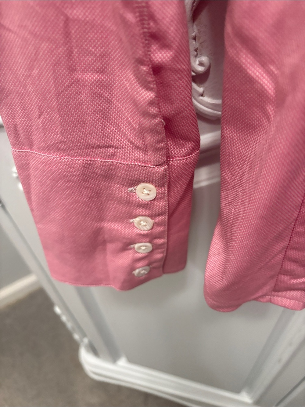 Henri-Henri La' Royale Pink and Purple - Long-Sleeve Button Down Shirts - Large - Picture 10 of 15